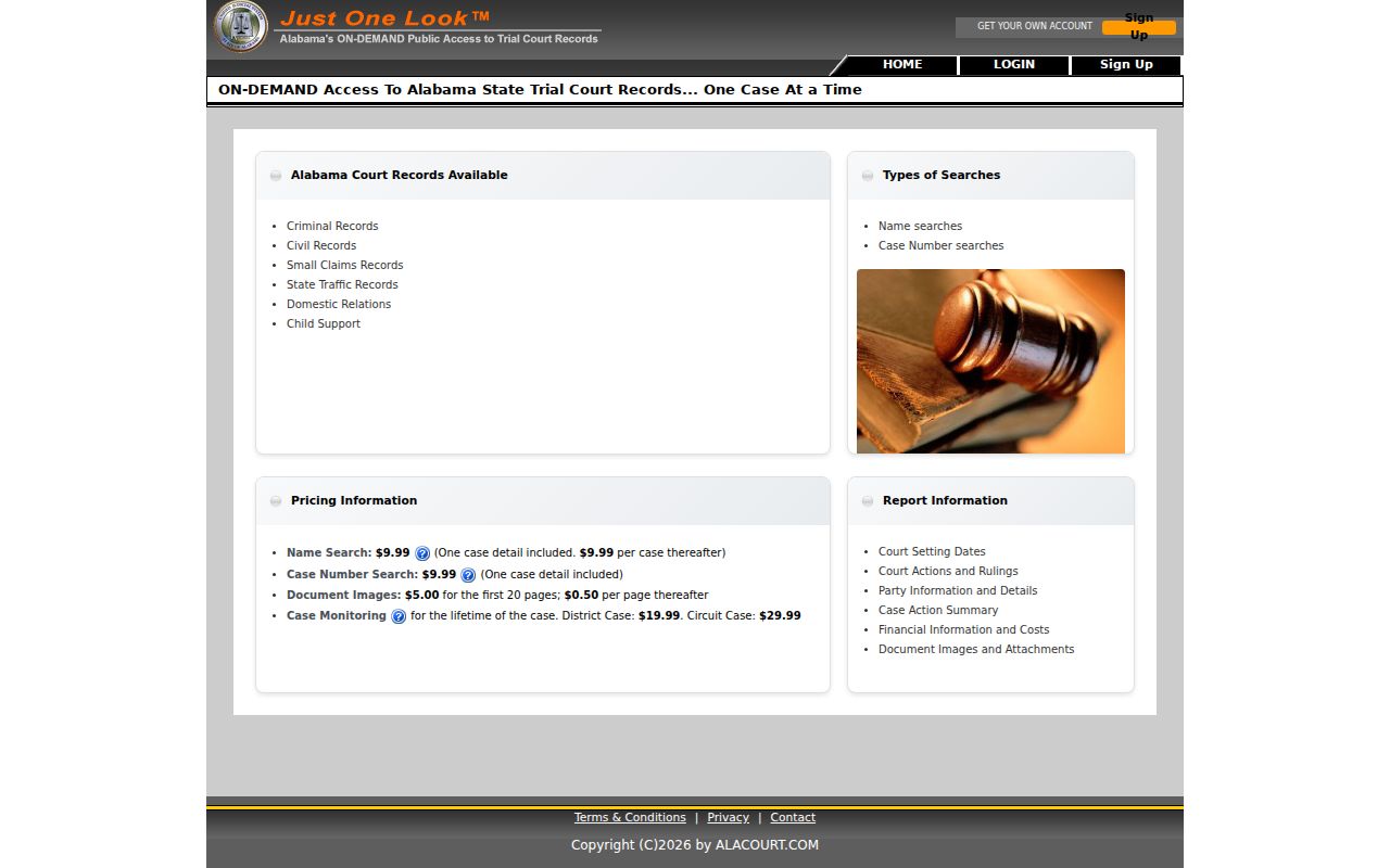 Pike County warrant lookup through Alabama Just One Look